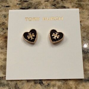 Tory Burch Kira Heart Stud Earrings NEW!